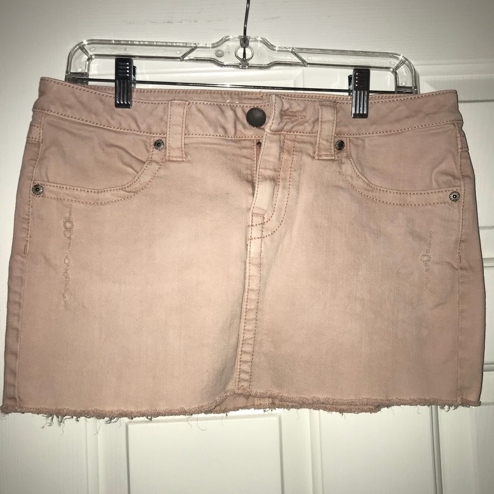 Juniors Denim Mini Skirt